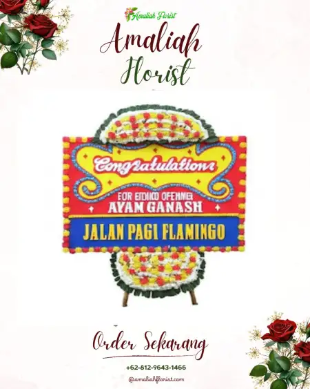 Sewa Papan Bunga Karang Raja
